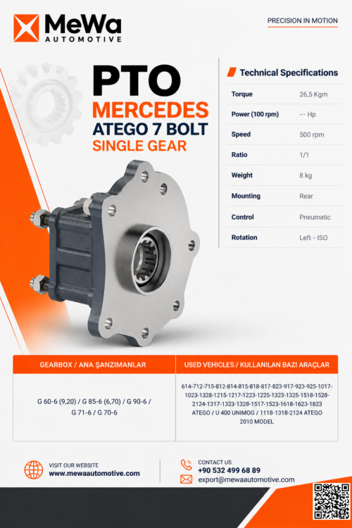 PTO MERCEDES ATEGO 7-1