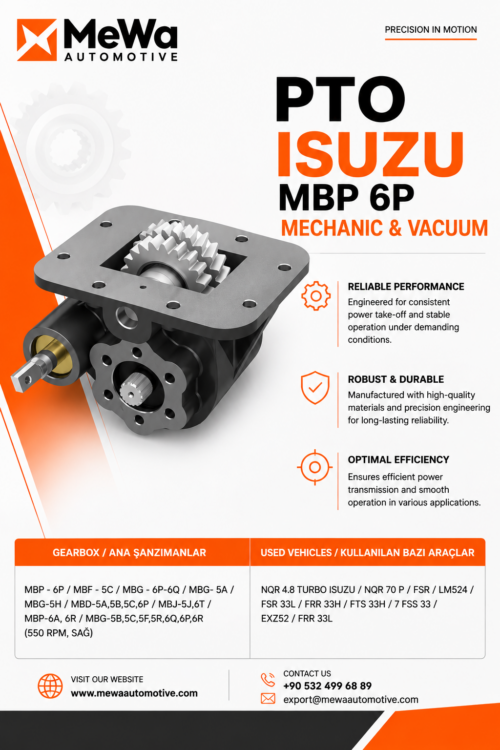 PTO ISUZU MBP 6P MECHANIC & VACUUM