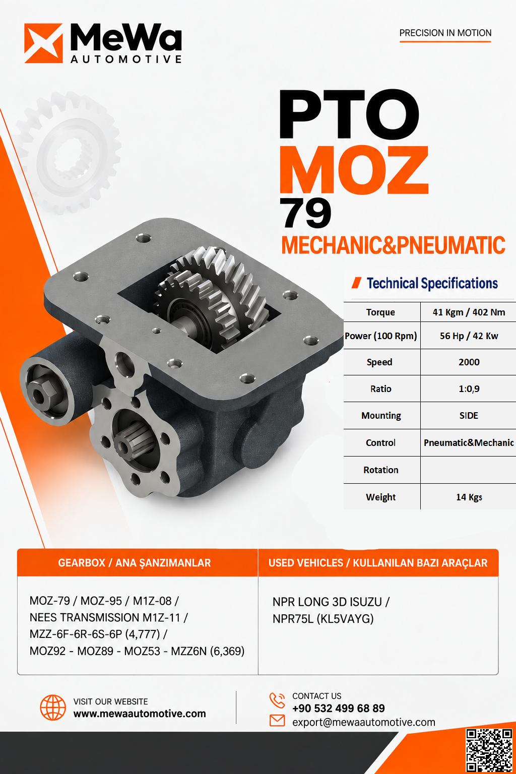 PTO ISUZU MOZ79 PTO ISUZU MOZ79