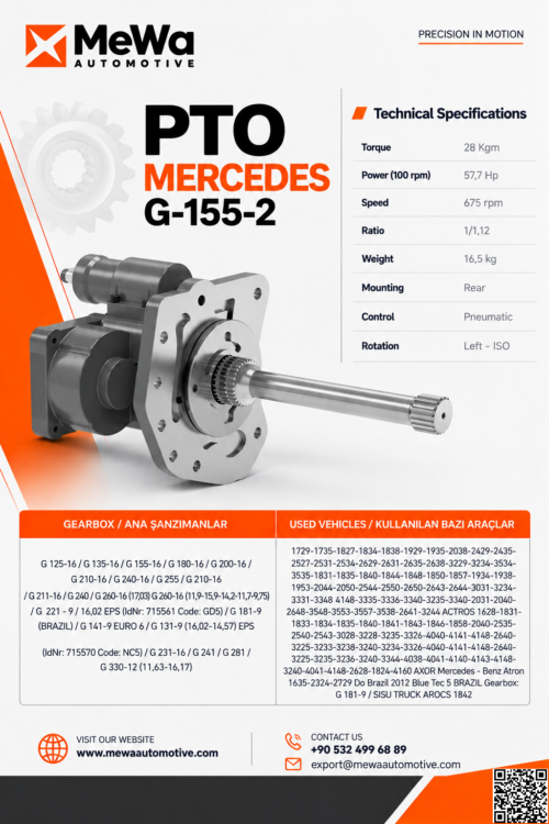 PTO MERCEDES G155-2