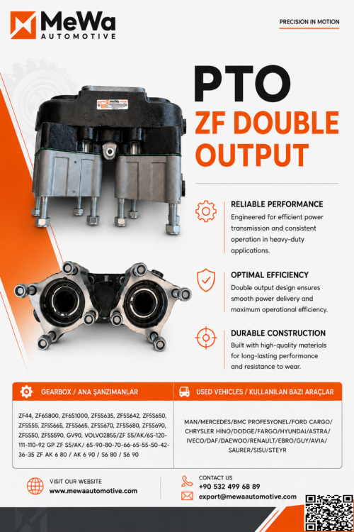 PTO ZF DOUBLE OUTPUT