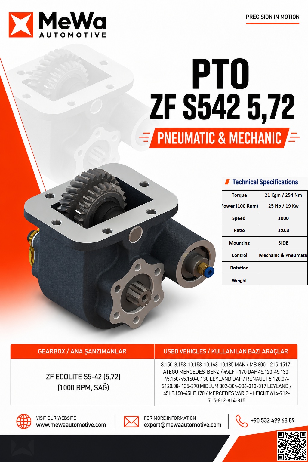 PTO ZF S5-42 5,72 PTO ZF S5-42 5,72